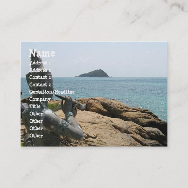 Legend of Sudsakorn ... Sattahip, Thailand Business Card (Front)