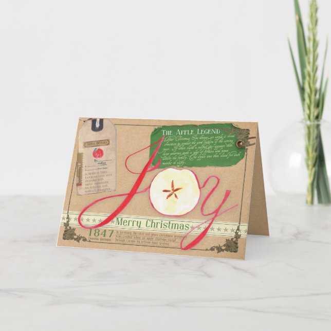 Legend of the Apple Holiday Card (Front)
