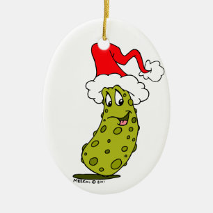 Legend of the Pickle Ceramic Tree Decoration