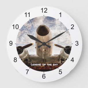 Legend of the sky customisable large clock