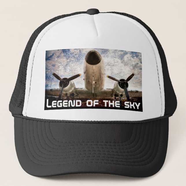 Legend of the sky customisable trucker hat (Front)