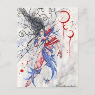 Legend Of The Three Moons Gothic Postcard