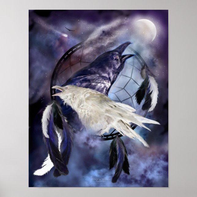 Legend Of The White Raven Art Print/ Poster (Front)