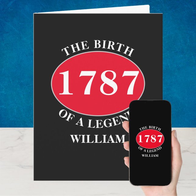 Legend Photo Template Birthday Card (Creator Uploaded)