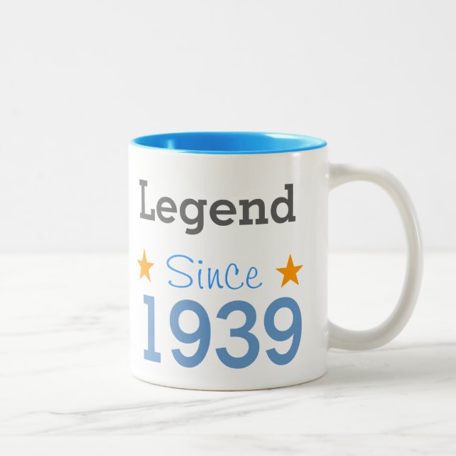 Legend Since 1939 Two-Tone Coffee Mug (Right)