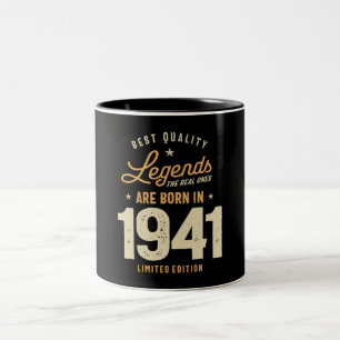 Legend Since 1941 82nd Birthday Two-Tone Coffee Mug