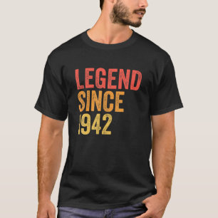 Legend Since 1942 Funny 79 Years Old 79Th Birthday T-Shirt