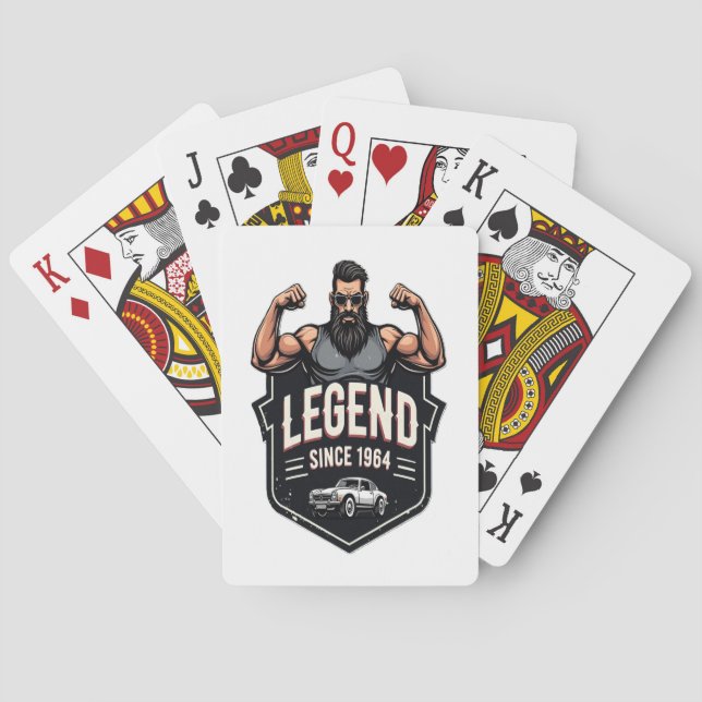 Legend Since 1964 Playing Cards (Back)