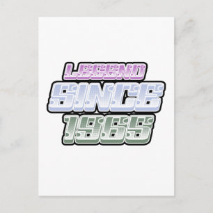 Legend Since 1965 Postcard