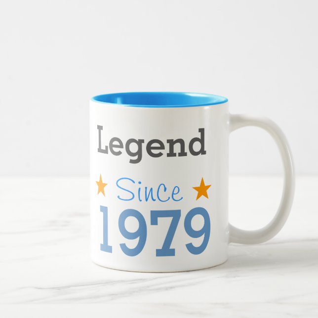 Legend Since 1979 Two-Tone Coffee Mug (Right)