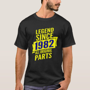 Legend Since 1982 40Th Birthday Gifts Men All Orig T-Shirt