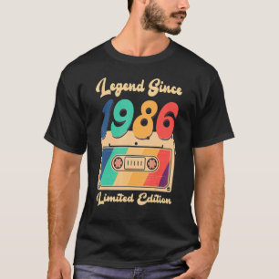 Legend Since 1986 Vintage Cassette Birthday Women T-Shirt