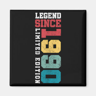 Legend Since 1990 Limited Edition 35 Year Old 35th Magnet