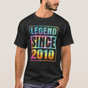 Legend Since 2010 12 Years Old 12th Birthday Tie D T-Shirt