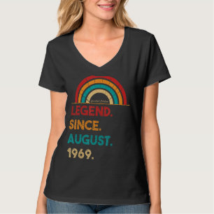 Legend Since August 1969 53rd Birthday Born In 19 T-Shirt