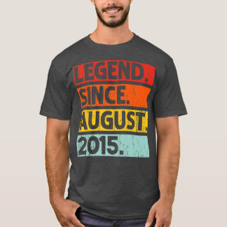 Legend Since August 2015 Vintage 7 Years Old 7th B T-Shirt