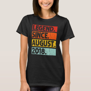 Legend Since August 2018 Vintage 4 Years Old 4th B T-Shirt