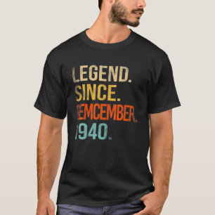 Legend Since December 1940 81Th Birthday 81 Year O T-Shirt