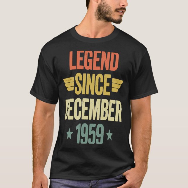 Legend Since December 1959 T-Shirt (Front)