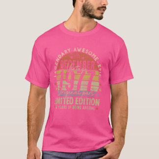 Legend Since December 1977 Retro 47th Birthday Mad T-Shirt