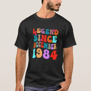 Legend Since December 1984 Vintage Birthday Retro T-Shirt