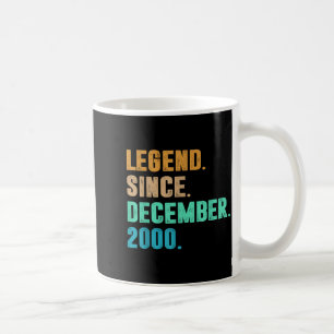 Legend Since December 2000 Birth Of Birthday 2000  Coffee Mug