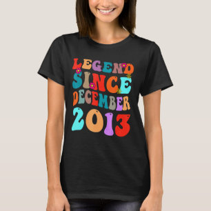 Legend Since December 2013 Vintage Birthday Retro T-Shirt