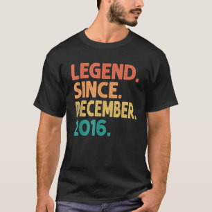 Legend Since December 2016 Men Women Vintage 2016 T-Shirt
