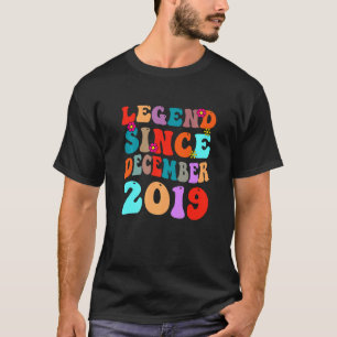 Legend Since December 2019 Vintage Birthday Retro T-Shirt