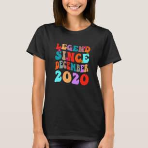 Legend Since December 2020 Vintage Birthday Retro T-Shirt