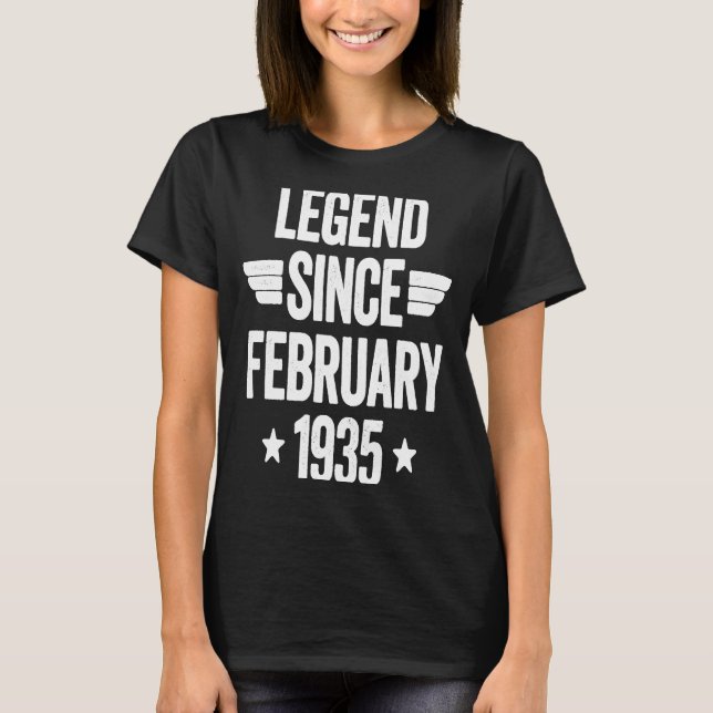 Legend Since February 1935  1 T-Shirt (Front)