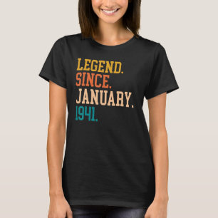 Legend Since January 1941 For Men Women January 19 T-Shirt
