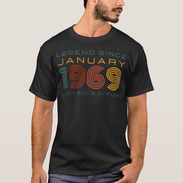 Legend Since January 1969, Limited Edition T-Shirt (Front)