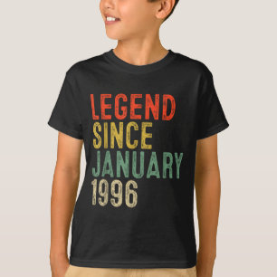 Legend Since January 1996 30th Birthday 30 Year Ol T-Shirt