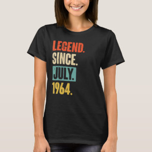 Legend Since July 1964 58 Year Old 58th Birthday T-Shirt