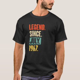 Legend Since July 1967 55 Year Old 55th Birthday T-Shirt