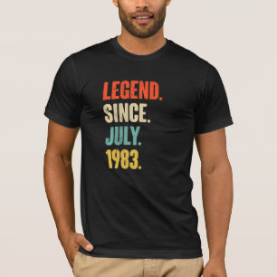 Legend Since July 1983  39 Year Old Gift 39th Birt T-Shirt