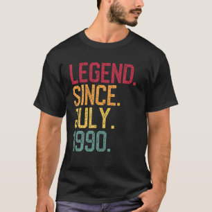 Legend Since July 1990 30th Birthday Gift T-Shirt