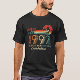 Legend Since July 1992 29 Years Old Born July 1992 T-Shirt