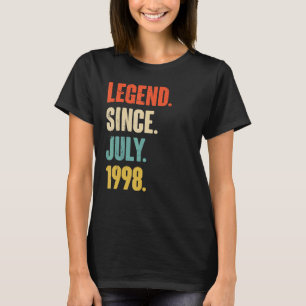 Legend Since July 1998 24 Year Old 24th Birthday T-Shirt