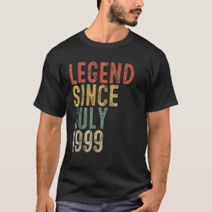 Legend Since July 1999 21st Birthday Gift 21 Year  T-Shirt