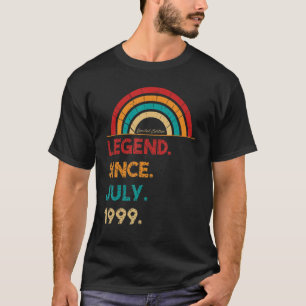 Legend Since July 1999 23rd Birthday Retro Born I T-Shirt