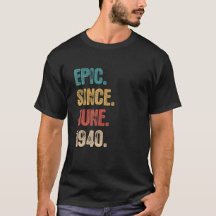 Legend Since June 1940 82 Year Old 82nd Birthday T-Shirt