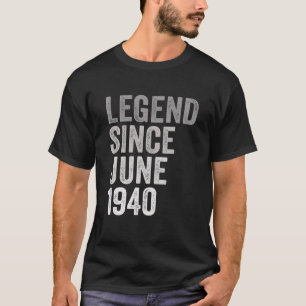 Legend Since June 1940 Awesome 81 Years Old 81St B T-Shirt
