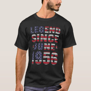 Legend Since June 1956 66th Birthday 66 Years Old T-Shirt