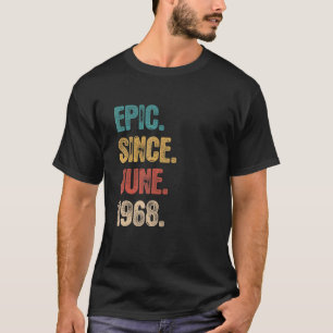 Legend Since June 1968  54 Year Old  54th Birthday T-Shirt