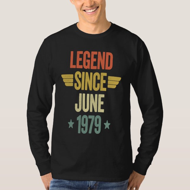 Legend Since June 1979 T-Shirt (Front)