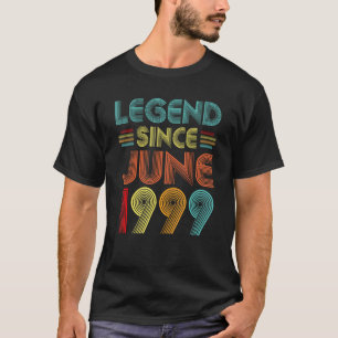 Legend Since June 1999 Birth Of Birthday Vintage M T-Shirt
