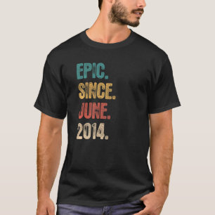 Legend Since June 2014 8 Year Old 8th Birthday T-Shirt