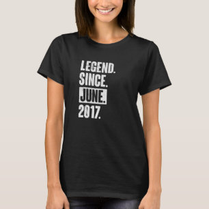 Legend Since June 2017  5 Year Old 5th Birthday T-Shirt